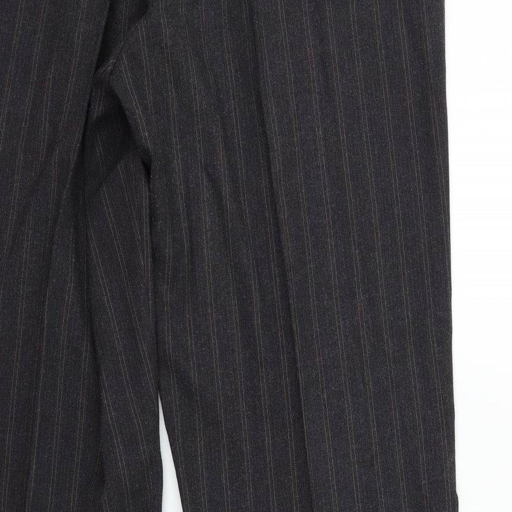 Womens UK Size 16 BHS Regular Fit  Black Trousers