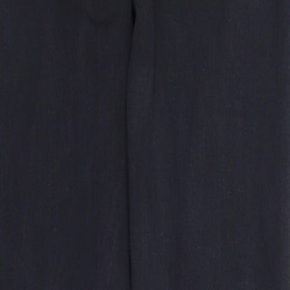 Topshop Womens Black   Straight Jeans Size S L32 in