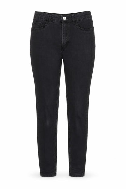 Womens UK Size 12 Divided Regular Fit Straight Black Jeans