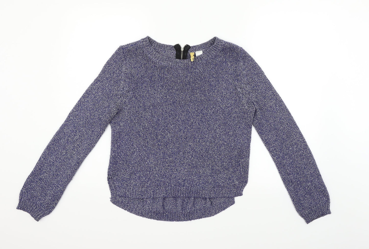 Divided Womens Blue   Pullover Jumper Size 8