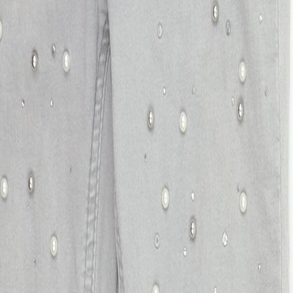 Laura Womens Grey   Straight Jeans Size 6 L28 in - perl detail