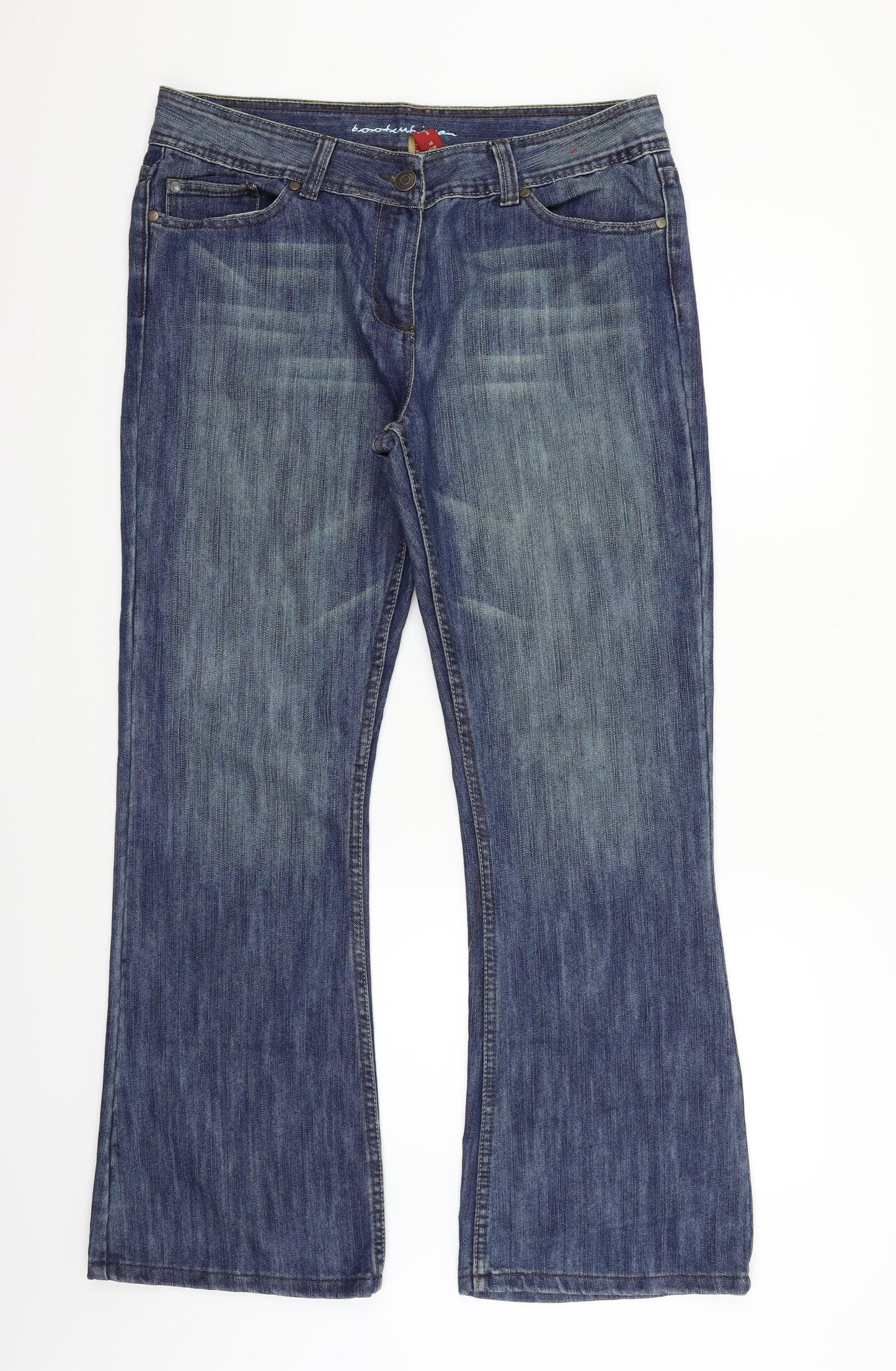 Womens UK Size 16 deniem co Regular Fit  Blue Trousers