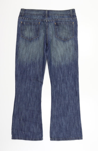 Womens UK Size 16 deniem co Regular Fit  Blue Trousers