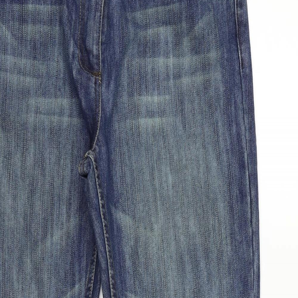 Womens UK Size 16 deniem co Regular Fit  Blue Trousers