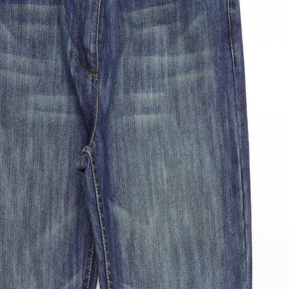 Womens UK Size 16 deniem co Regular Fit  Blue Trousers
