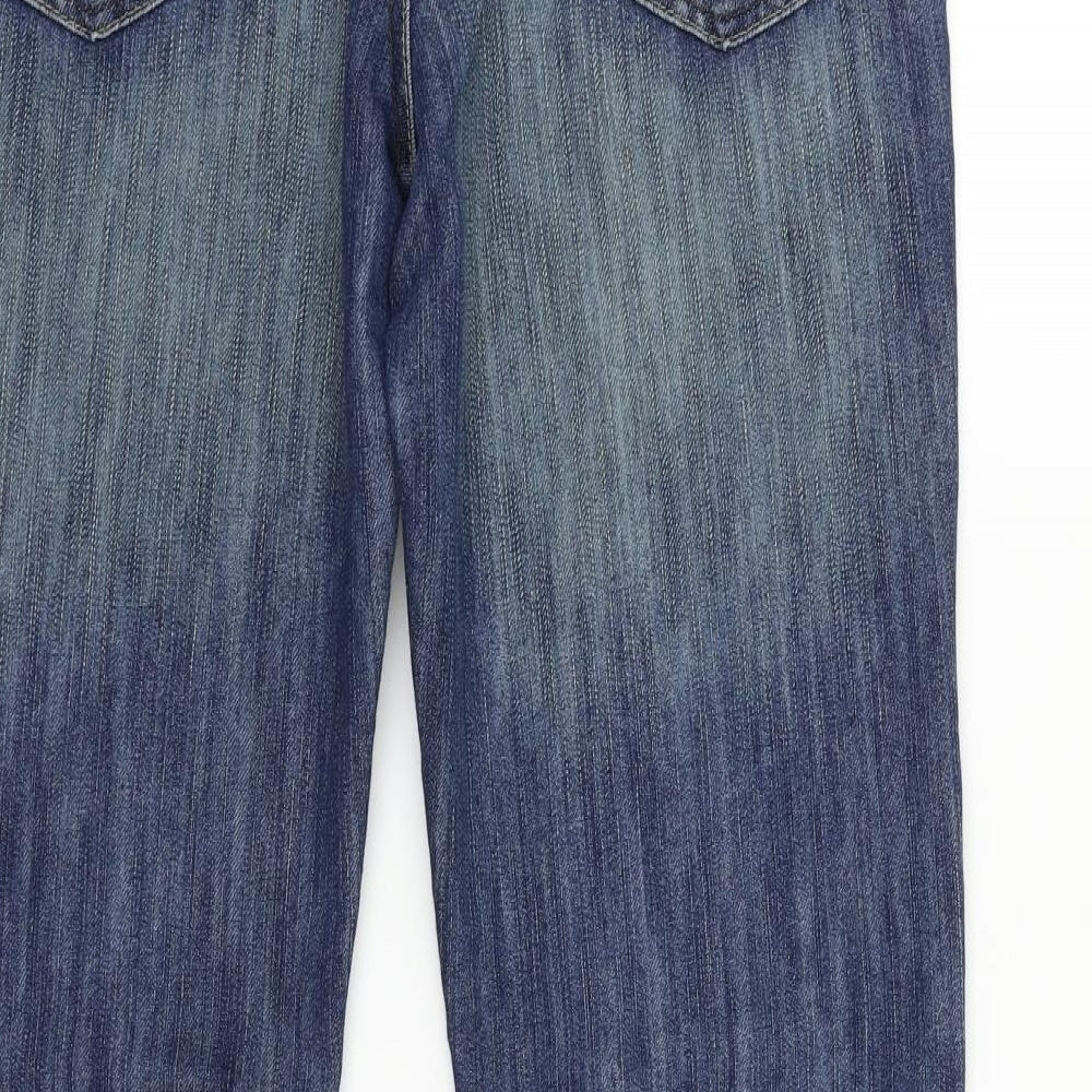 Womens UK Size 16 deniem co Regular Fit  Blue Trousers