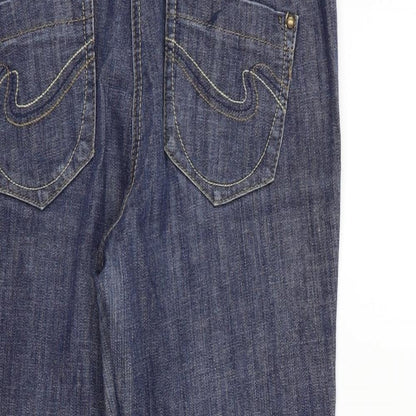 NEXT Womens Blue   Straight Jeans Size 32 in L27 in