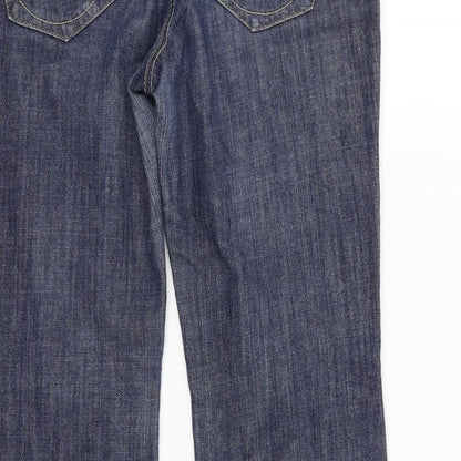 NEXT Womens Blue   Straight Jeans Size 32 in L27 in