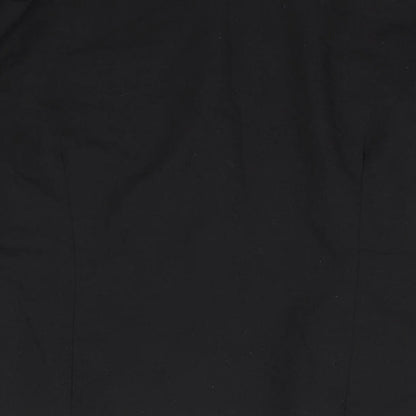 Womens UK Size 18 New Look Black Basic Button-Up