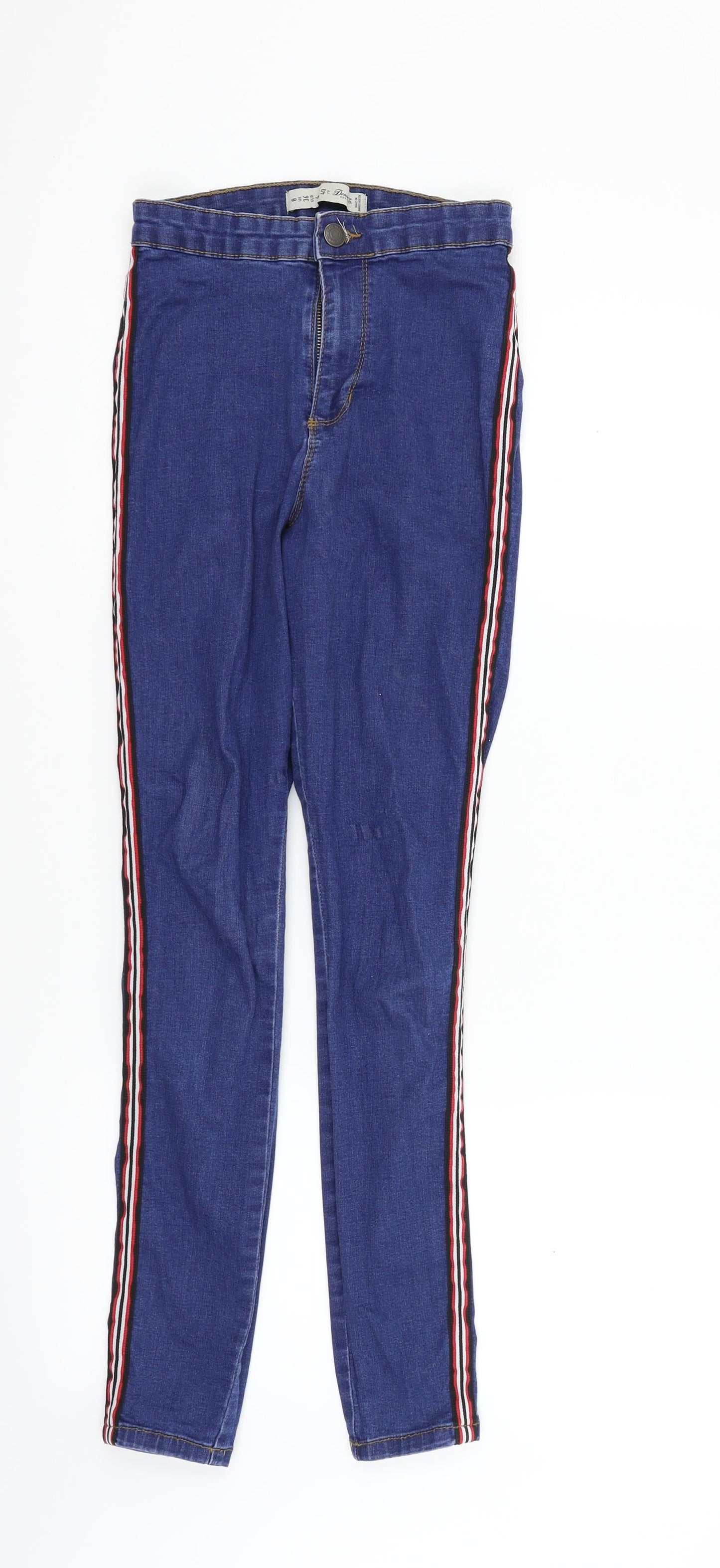 Womens UK Size 8 deniem & co Regular Fit Straight Blue Jeans