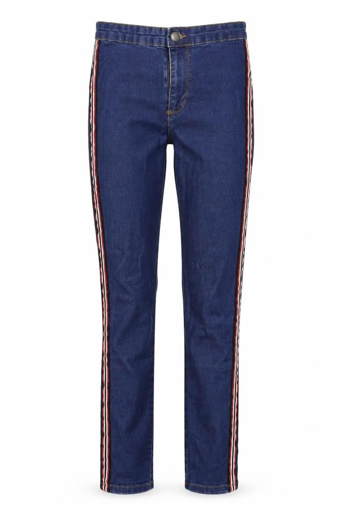 Denim & Co. Womens Blue   Straight Jeans Size 8 L30 in