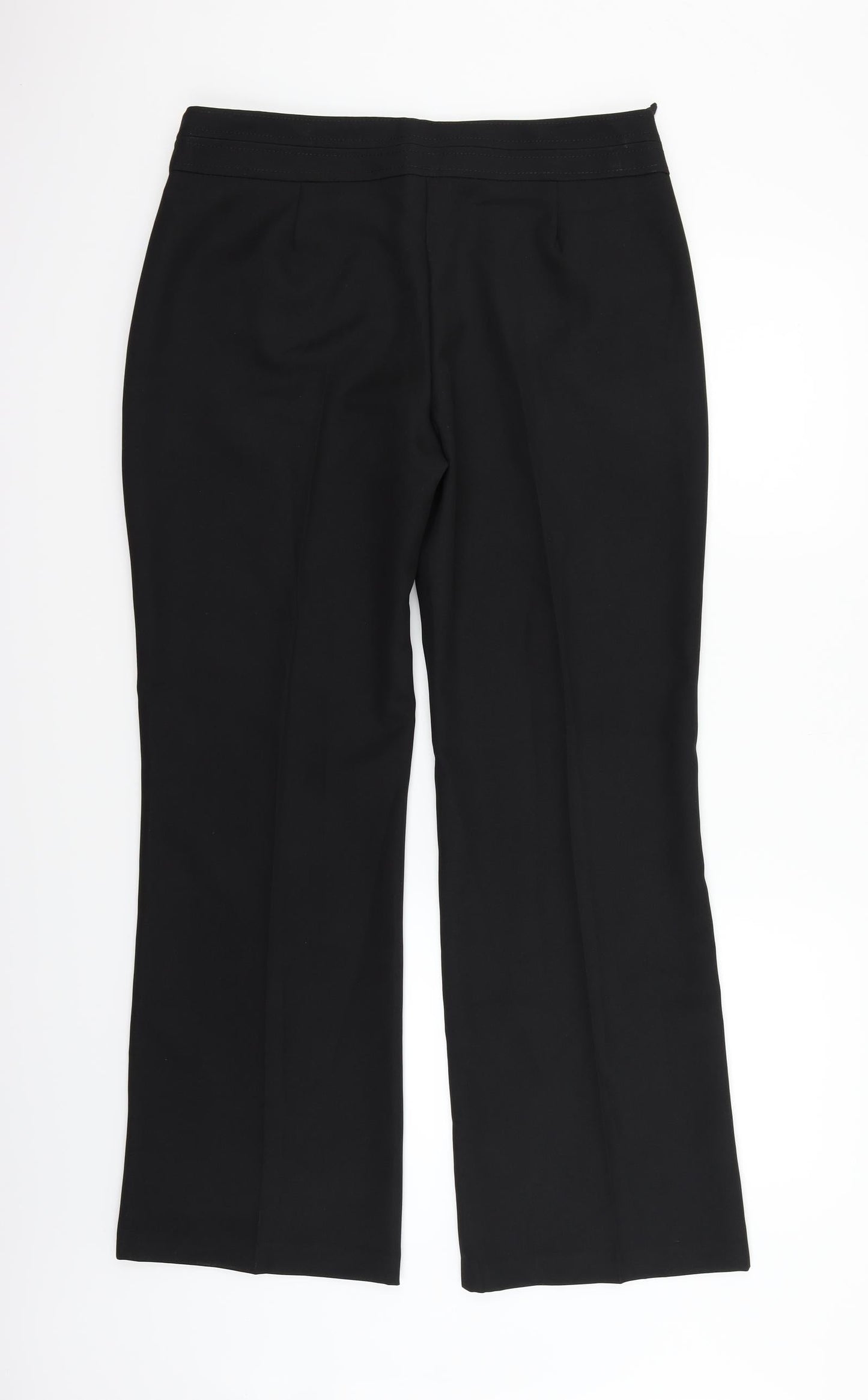 Womens UK Size 14 Marks and Spencer Regular Fit  Black Trousers