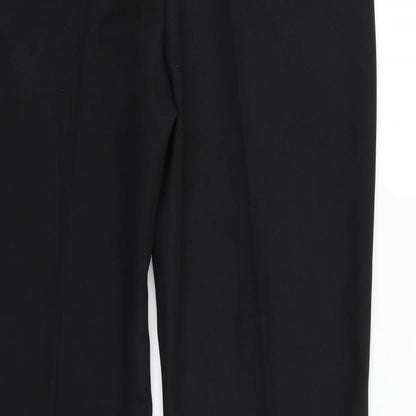 Womens UK Size 14 Marks and Spencer Regular Fit  Black Trousers