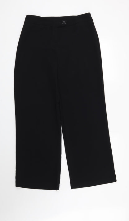 Womens UK Size 12 Marks and Spencer Regular Fit  Black Trousers