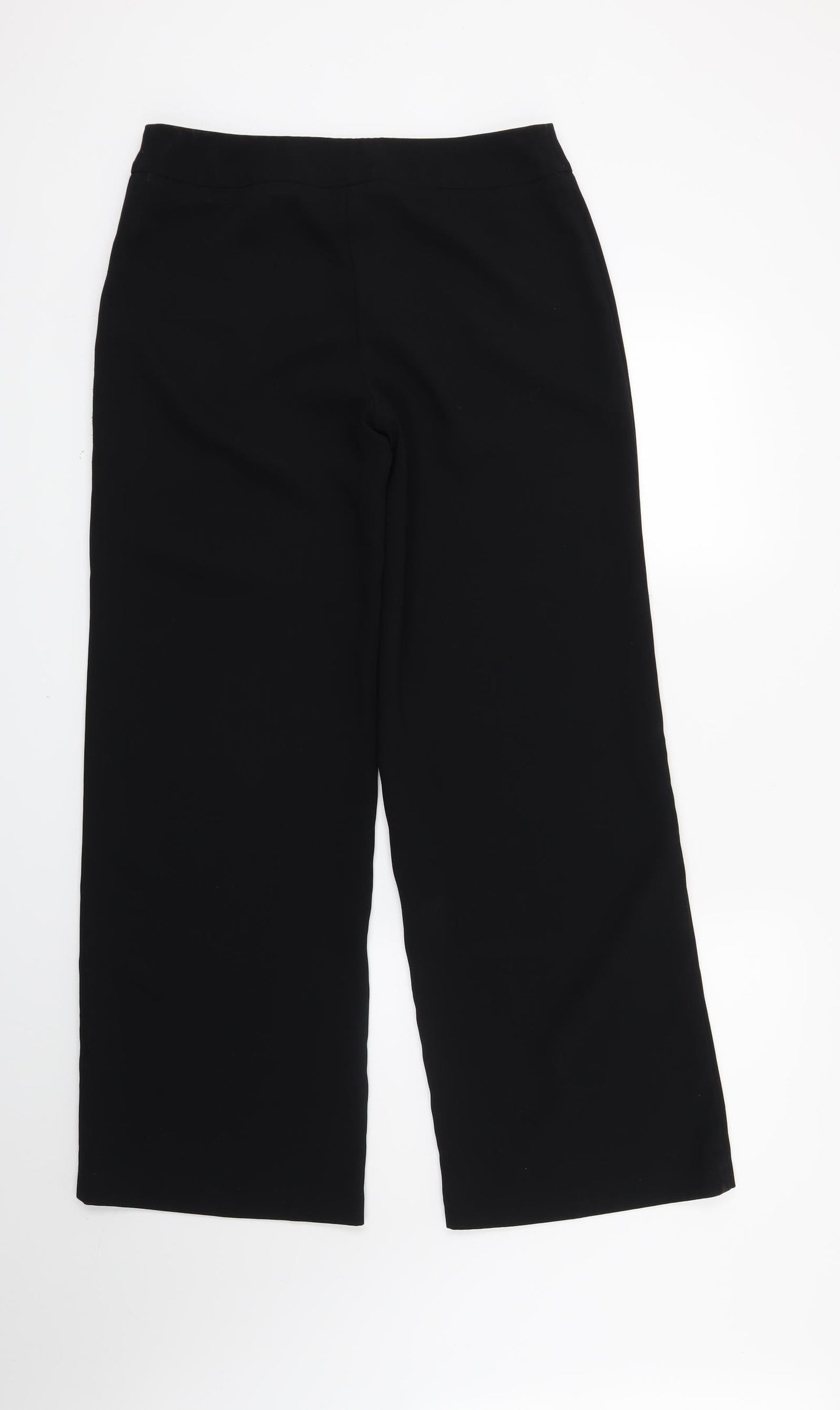 Womens UK Size 12 Marks and Spencer Regular Fit  Black Trousers