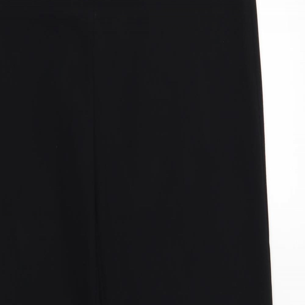 Womens UK Size 12 Marks and Spencer Regular Fit  Black Trousers