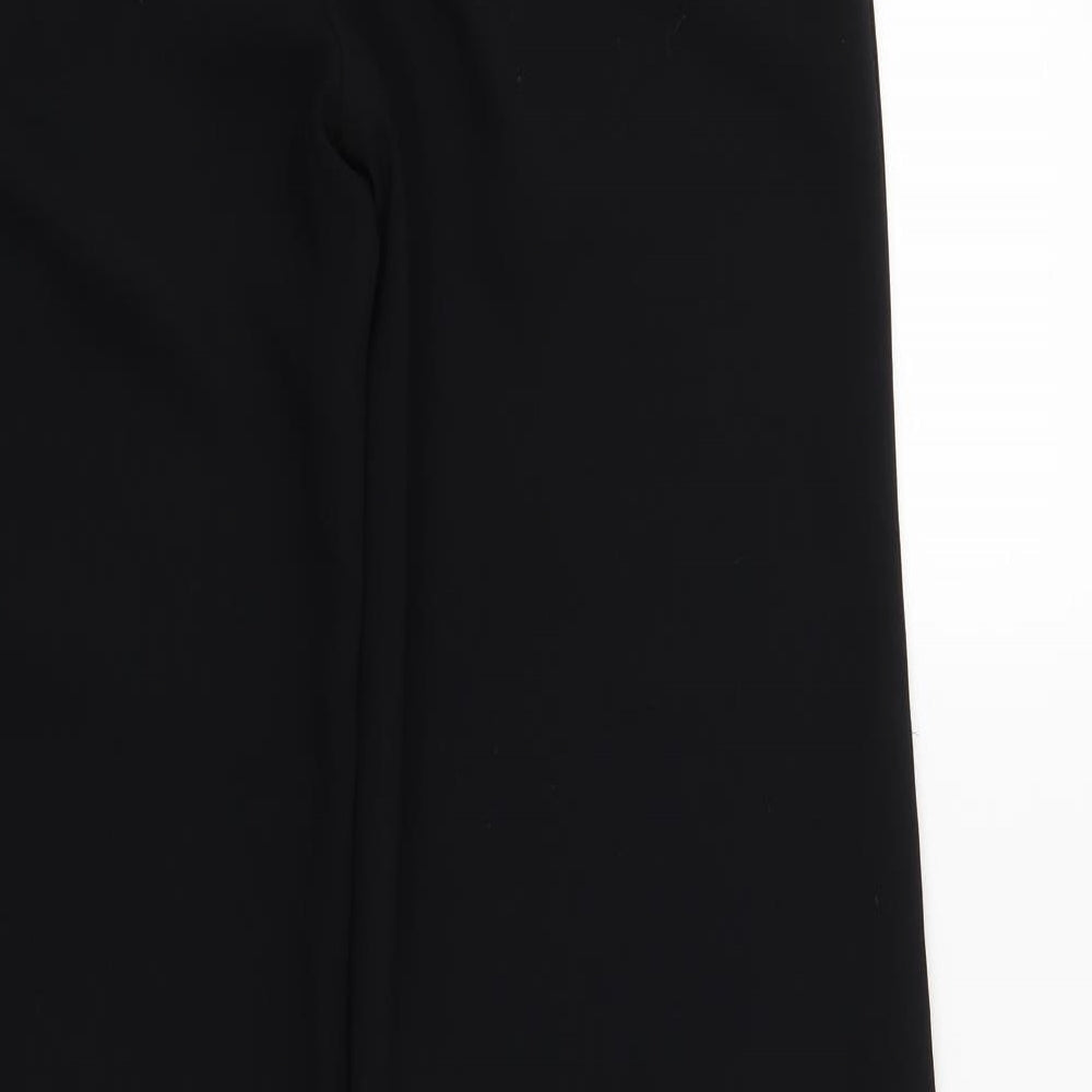 Womens UK Size 12 Marks and Spencer Regular Fit  Black Trousers