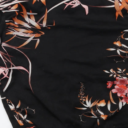 F&F Womens Black Floral  Jacket  Size 6