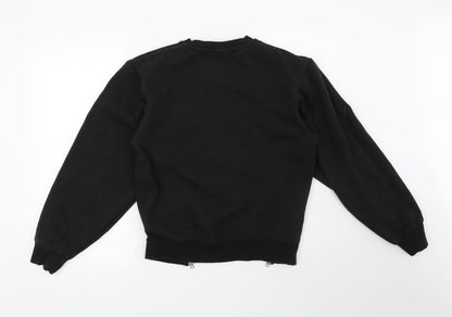 Primark Womens Black   Pullover Sweatshirt Size 6  - Cheat Day