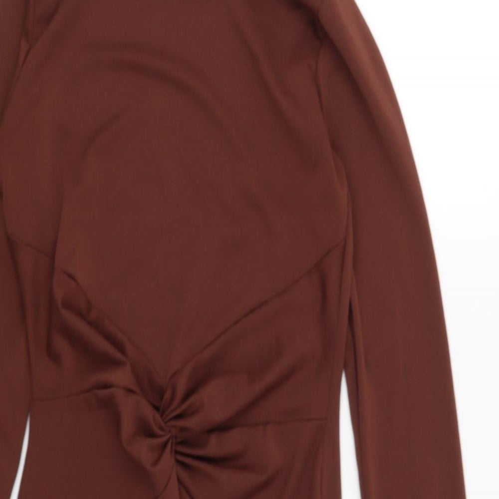 Missguided Womens Brown   Bodycon  Size 6