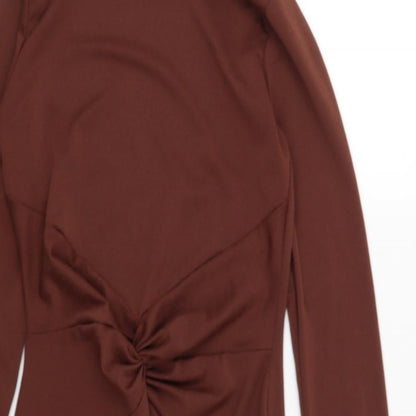 Missguided Womens Brown   Bodycon  Size 6