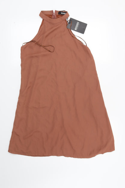 Missguided Womens Brown   Shift  Size 8