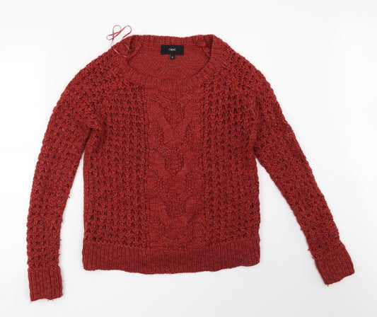 NEXT Womens Red   Pullover Jumper Size S