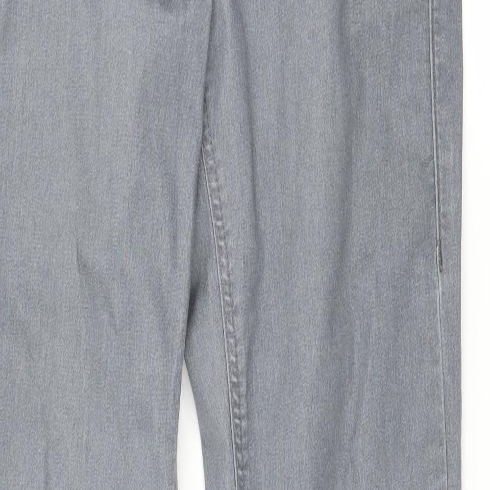 Topshop Womens Grey  Denim Skinny Jeans Size 26 in L34 in
