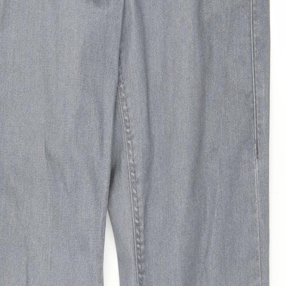 Topshop Womens Grey  Denim Skinny Jeans Size 26 in L34 in