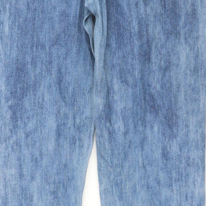 Cherokee Womens Blue  Denim Straight Jeans Size 12 L29 in