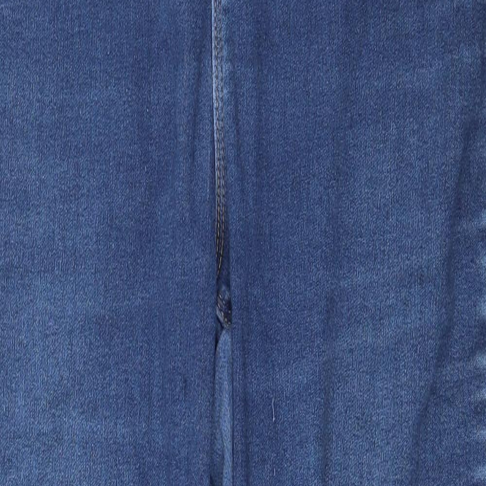 George Womens Black  Denim Skinny Jeans Size 12 L28 in