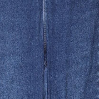 George Womens Black  Denim Skinny Jeans Size 12 L28 in