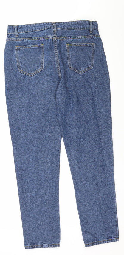 Womens UK Size XL Preworn Regular Fit Skinny Blue Jeans