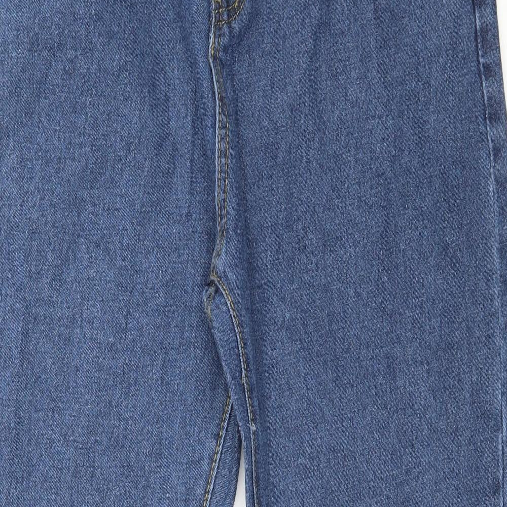 Womens UK Size XL Preworn Regular Fit Skinny Blue Jeans