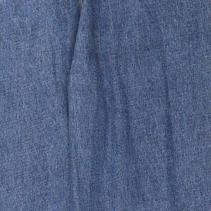 Womens UK Size XL Preworn Regular Fit Skinny Blue Jeans