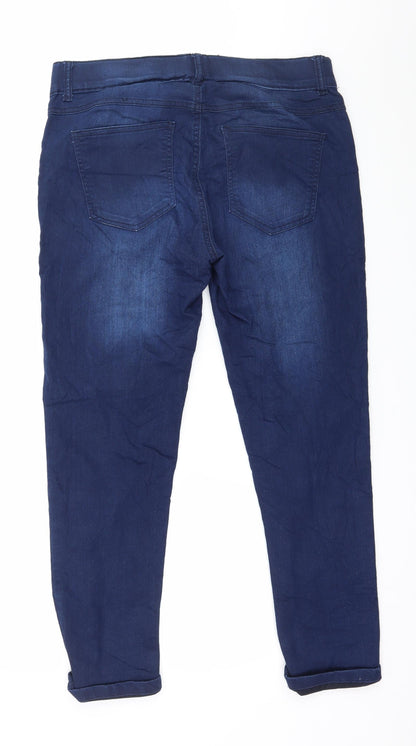 Womens UK Size XL Preworn Regular Fit Jegging Blue Jeans