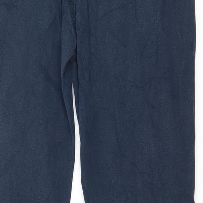 Jania Womens Blue   Trousers  Size 14 L28 in