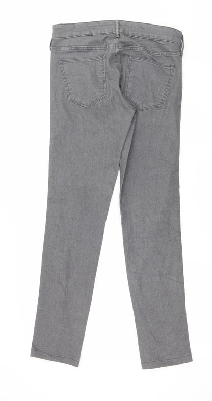 Womens UK Size 29 in H&M Regular Fit Skinny Grey Jeans