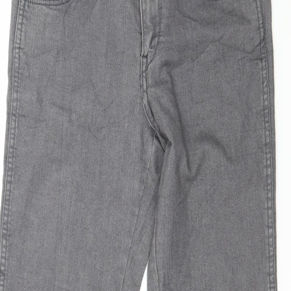 Womens UK Size 29 in H&M Regular Fit Skinny Grey Jeans
