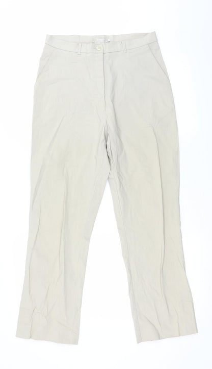 b.young Womens Beige   Trousers  Size 14 L27 in