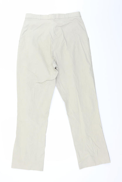 b.young Womens Beige   Trousers  Size 14 L27 in