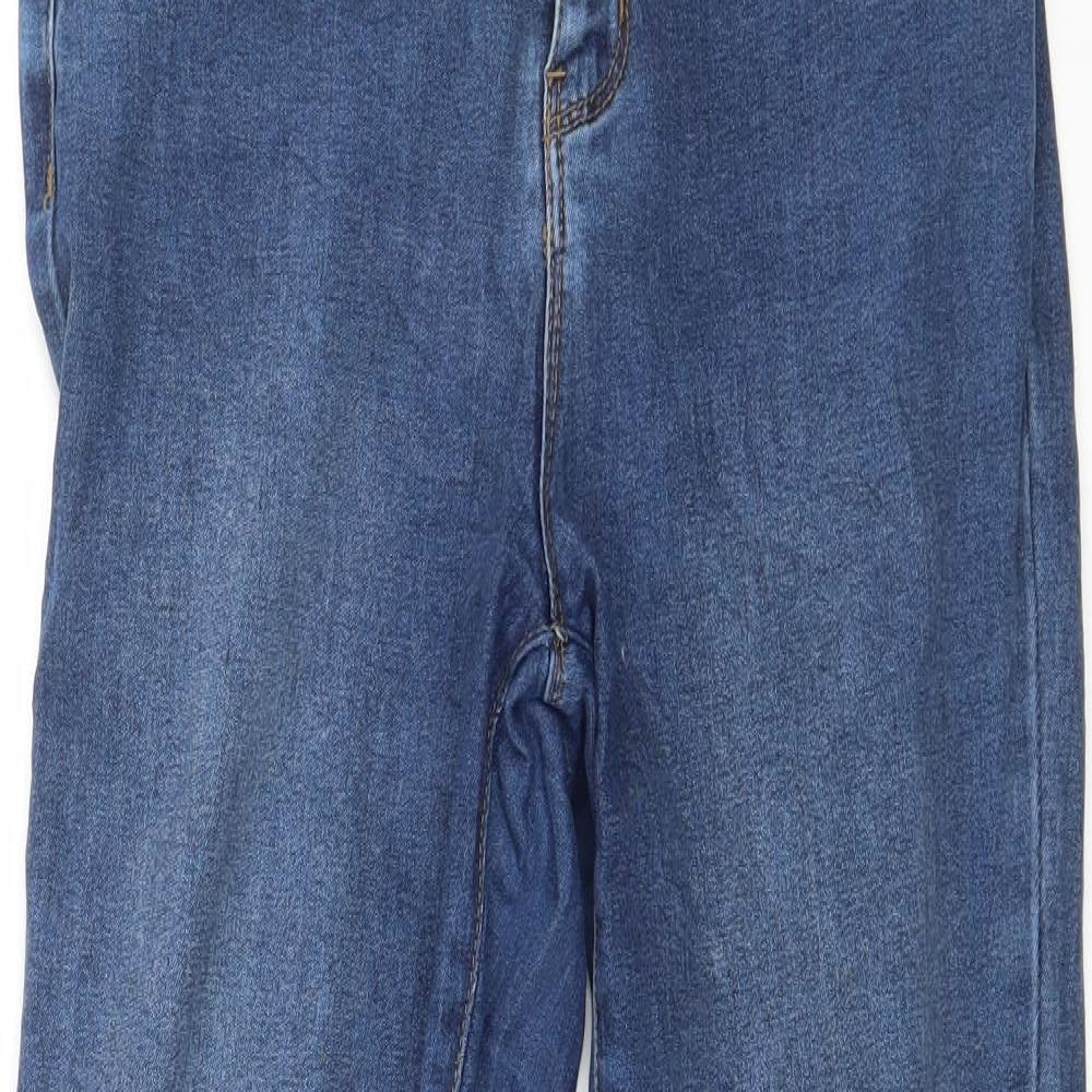 Denim & Co. Womens Blue  Denim Skinny Jeans Size 12 L27 in