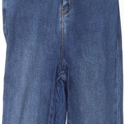 Denim & Co. Womens Blue  Denim Skinny Jeans Size 12 L27 in