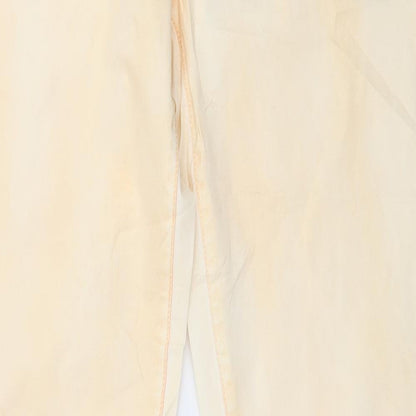 ESPIRIT Womens Orange  Denim Straight Jeans Size 33 in L32 in