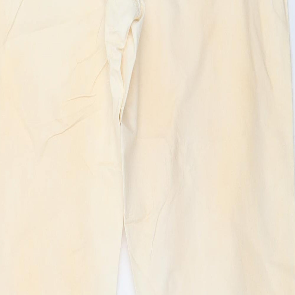 ESPIRIT Womens Orange  Denim Straight Jeans Size 33 in L32 in