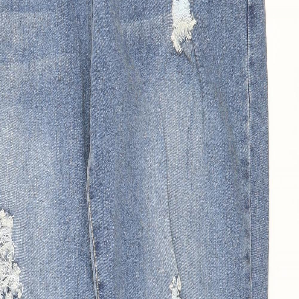 Womens UK Size 32 in Preworn Regular Fit Straight Blue Jeans