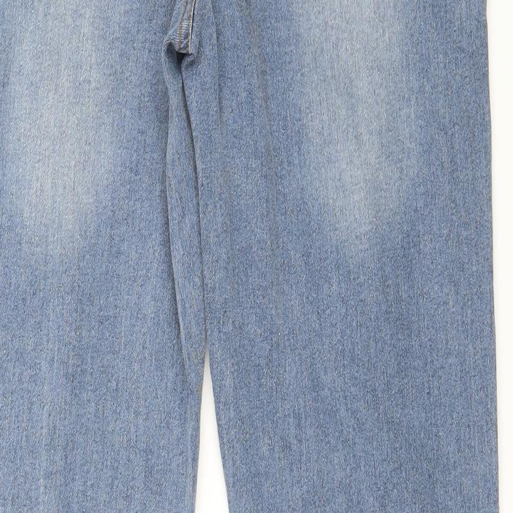 Womens UK Size 32 in Preworn Regular Fit Straight Blue Jeans