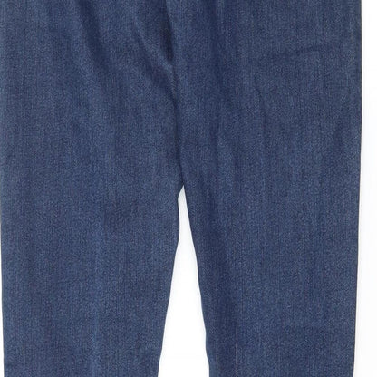 Denim & Co. Womens Blue  Denim Skinny Jeans Size 8 L31 in