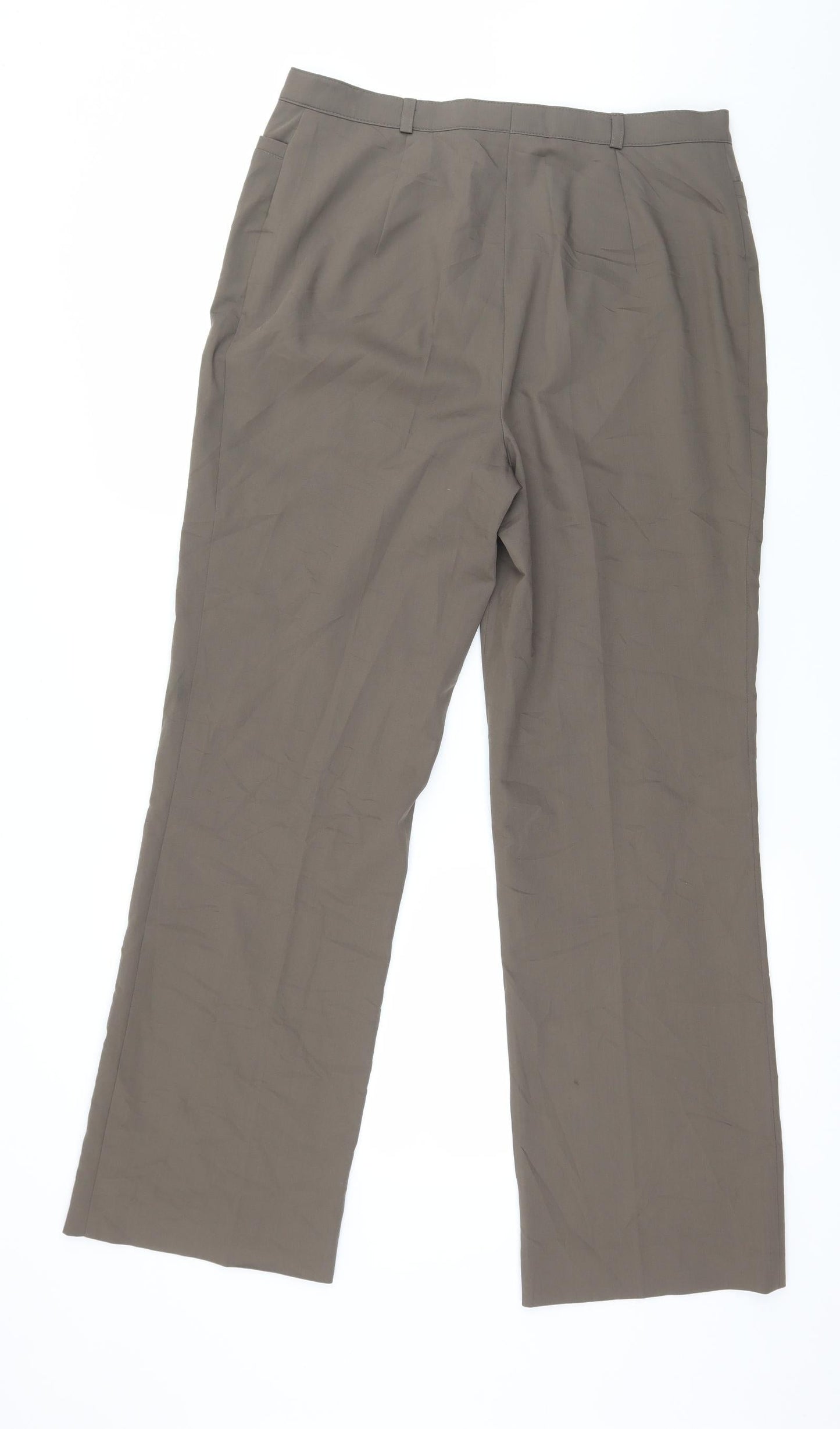 Womens UK Size 14 Basler Regular Fit  Brown Trousers