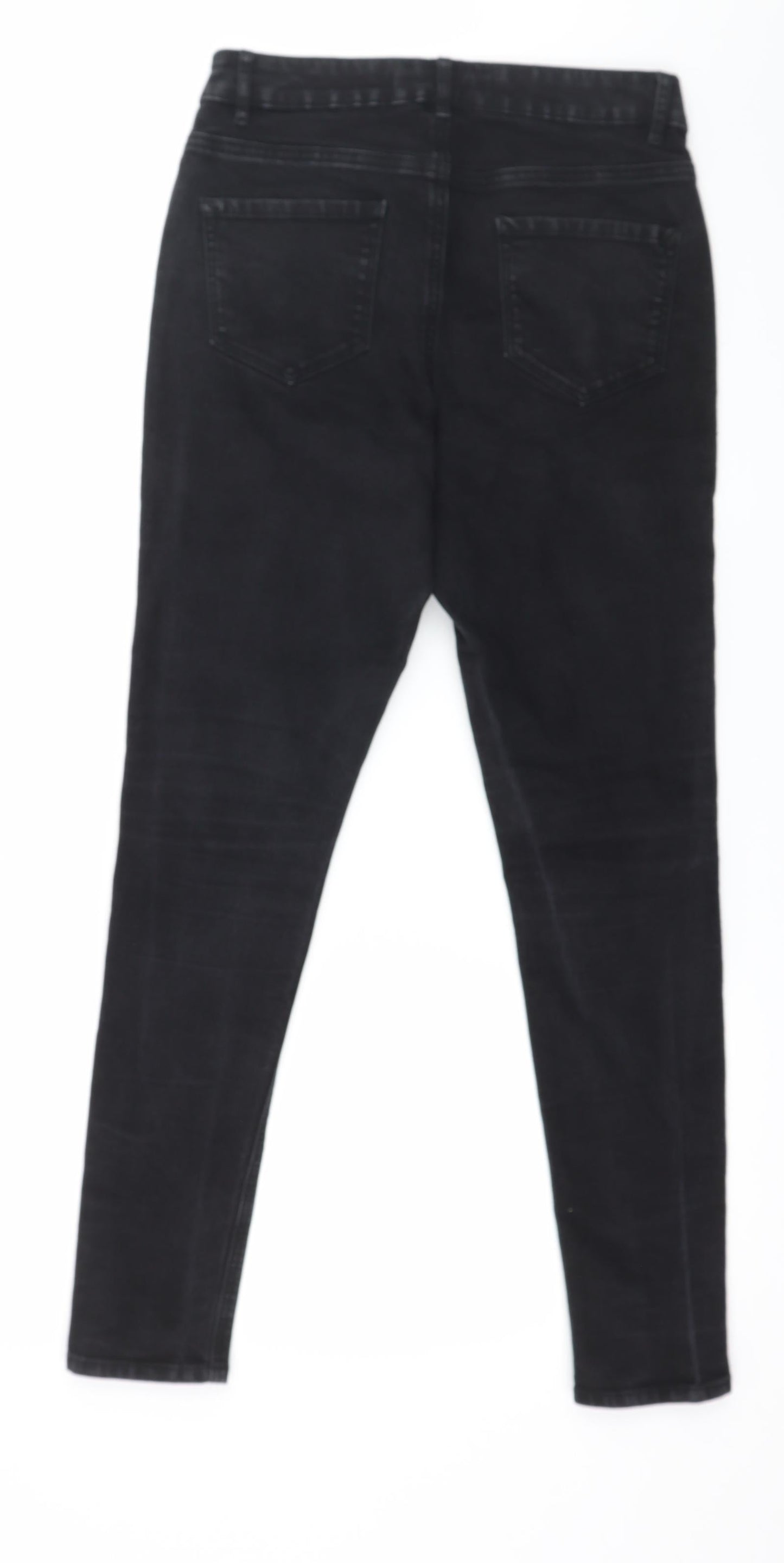 George Womens Black  Denim Skinny Jeans Size 10 L27 in